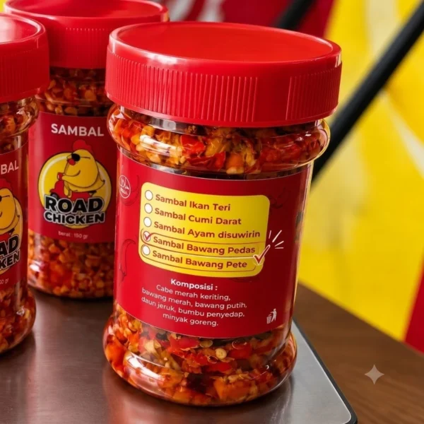 id-11134207-81zth-mrpes92di8edff Sambal Bawang Pedas Road Chicken | Sambal Cita Rasa Nusantara Pedas Nampol 150gr