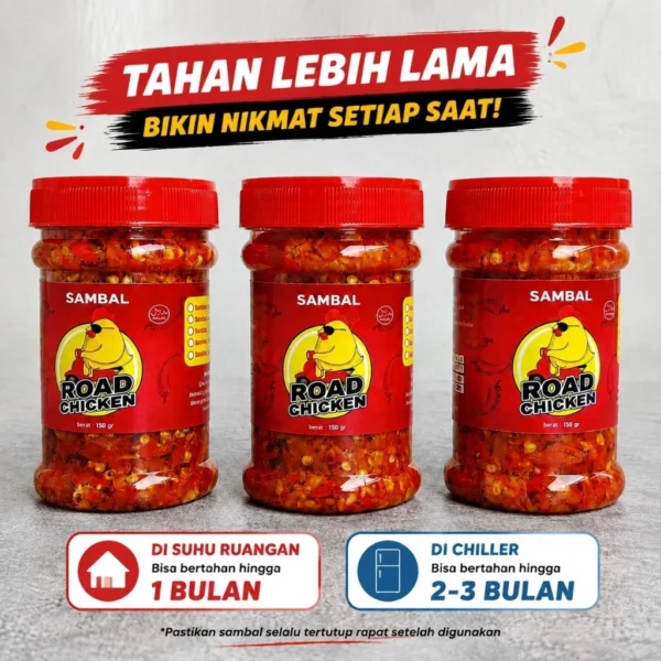 id-11134207-81zto-mrpes92de0p149 Sambal Bawang Pedas Road Chicken | Sambal Cita Rasa Nusantara Pedas Nampol 150gr